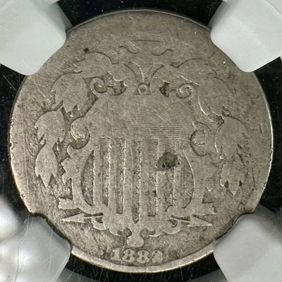 1882 Shield Nickel - NGC AG3 - Affordable Certified Type Coin - Priced Right! - Image 1 of 4