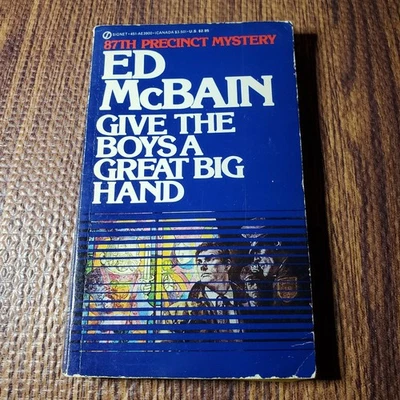 Give The Boys A Great Big Hand Ed McBain 1975 First Printing Mystery Foto 1 de 4