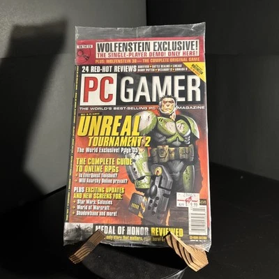 PC Gamer #94 February 2002 Video Game Magazine Unreal Tournament 2 And Demo Disc - Image 1 of 4