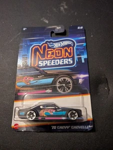hot wheels 2025 70 Chevy chevelle #6/8 black neu hw neon speeders - Bild 1 von 6