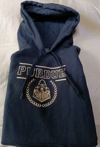 Gildan SoftStyle Purdue Logo Hoodie Black Sz S - Picture 1 of 4