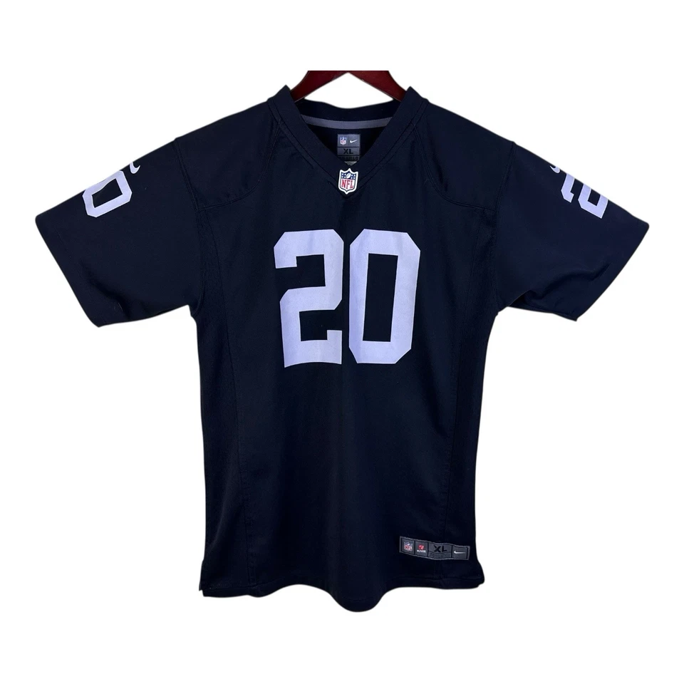 Camiseta deportiva Darren McFadden Youth XL #20 Oakland Raiders Nike negra Foto 1 de 4