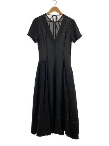 LOEWE Abito a maniche corte 38 Rayon BLK Colore tinta unita