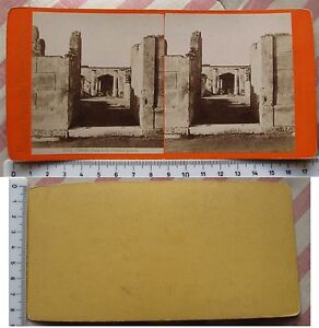 Stereofoto Pompei. Casa della Fontana Grande n. 5062 -Maison Brogi 1870