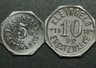 NOTGELD: 5 & 10 Pfennig 1918. STADT SCHWÄBISCH HALL / WÜRTTEMBERG.