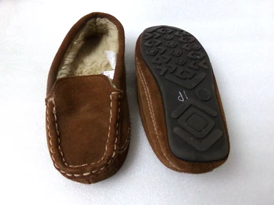 De Colección Target CUERO REAL Mocasines Niños Gamuza Zapatillas Ver-TALLA 11-12 XS Niño Pequeño Foto 1 de 4
