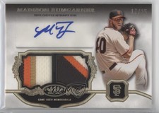 2013 Topps Tier One Auto Relics Dual /25 Madison Bumgarner #TOADR-MB Auto