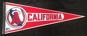 California Angels VINTAGE Major League Baseball Full Size Memorabilia Pennant - Picture 1 of 3