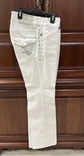 MEK white denim jeans, size 30W  30L(inseam), straight cut, good condition