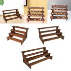 Wooden Display Riser Shelf 4 Tiers Spice Rack for Toy Figurines in Cabinets