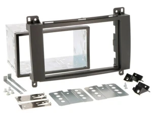 für Mercedes A-Klasse W169 C169 Auto Radio Blende Einbau Rahmen Doppel-DIN 2-DIN - Bild 1 von 3