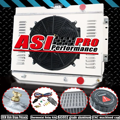 4ROW Radiator Shroud Fan Relay For 59~65 Chevy Impala El Camino Bel Air Biscayne Foto 1 de 4