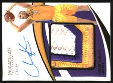 2020-21 Immaculate Collection Premium Patch Autographs #2 Chris Kaman Auto  /25