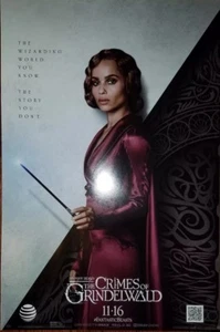 Fantastic Beasts The Crimes Of Grindelwald Zoe Kravitz 13 1/2x20 Promo Poster - Picture 1 of 1
