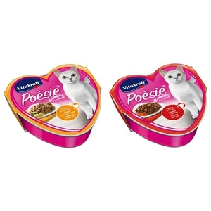 Vitakraft Katzenfutter Poesie - 15x Pute in Käsesauce + 15x Rind und Karotte - Bild 1 von 3