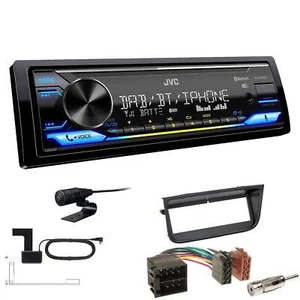 JVC KD-X472DBT Media Autoradio Bluetooth DAB+ Alexa für Peugeot 406 1995-2005 - Bild 1 von 6