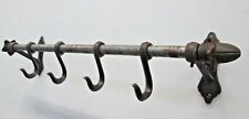 VINTAGE STYLE COUNTRY KITCHEN WALL MOUNTED RACK RAIL HANGER S HOOKS