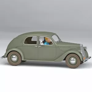 VOITURE TINTIN 1/24 29944 Lancia Aprilia: Land Nero Oro Hachette Auto Nuova - Foto 1 di 2