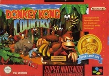 SNES-Donkey Kong Country 1 [Super Classic Series] with original box VGC