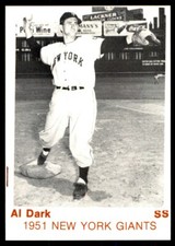 1975 TCMA 1951 NEW YORK GIANTS AL DARK NEW YORK GIANTS