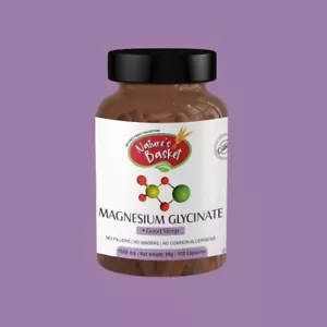 Nature's Basket Magnesium Glycinate - (1000 Mg, 120 Capsules) Free Shipping - Picture 1 of 3