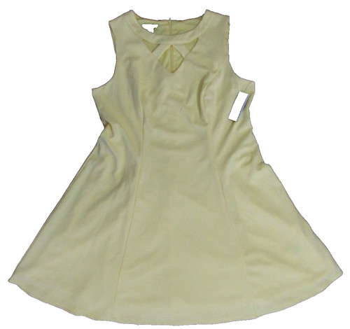 Abito senza maniche ALYX NUOVE ETICHETTE giallo aderente e tocco taglia 16 nuovo con etichette $79