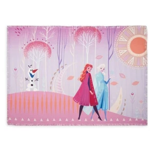 Manta grande Disney Frozen 2 de Brittney Lee 50" x 70" Anna Elsa Olaf - Imagen 1 de 2