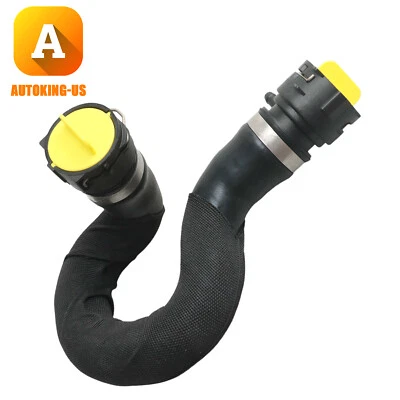 Black Upper Radiator Hose for 2006 2007 2008 2009 2011 Audi A6 3.2L 4F0121101F - Image 1 of 4