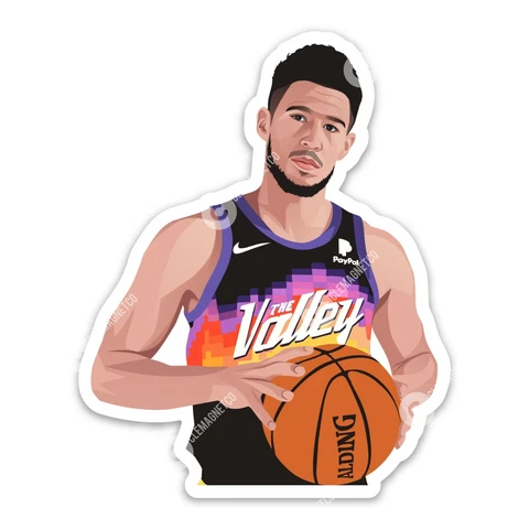 Devin Booker MAGNET - Phoenix Suns Arizona NBA West Coast Basketball Cover