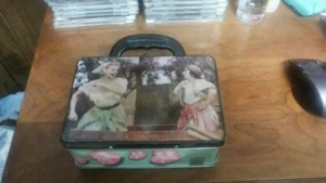 I Love Lucy Collectible Tin Tote Lunch Box VitaMeataVegaMin Stomping Grapes 7in - Picture 1 of 4