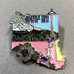 Lions Club 2011 Seattle MD DE DC Pinback Pin - Bild 1 von 3