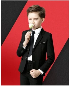 Lot Skinny Cosplay Suit School Kids Performance Dress Boys Host Tuxedo Costume - Picture 1 of 21