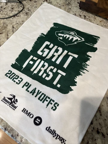 2023 Minnesota Wild Playoff Towel Round 1 Stanley Cup Playoffs Cover