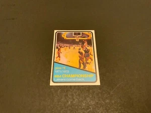1972-73 Topps NBA Championship Game 2 Lakers Come Back #155 (Wilt Chamberlain) - Bild 1 von 2
