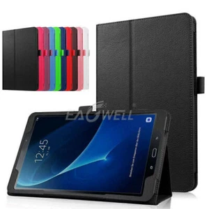 For Samsung Galaxy Tab E 9.6 SM-T560 T561 Leather Folding Case Cover - Picture 1 of 3