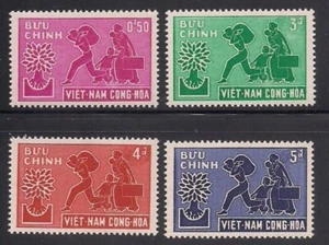 Vietnam S. 1960 Sc # 132-35 WRY MNH OG - Picture 1 of 1