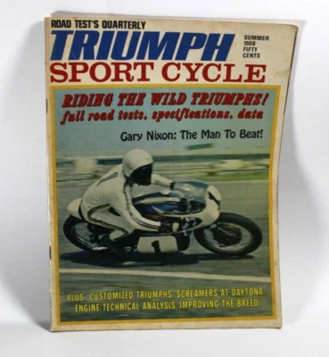 Triumph Sport Cycle Road Test's Quarterly Summer 1968 Magazine - Image 1 of 2