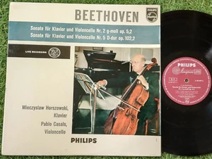 Beethoven - Cello Sonatas Nos. 2&5 Casals Horszowski Live Philips Minigroove NM- - Picture 1 of 1