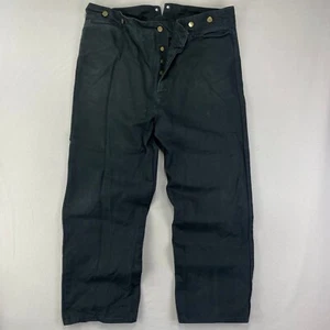 Scully Rangewear Pants Mens 42x30 Black Buckle Back Canvas Western Frontier Farm - Bild 1 von 13