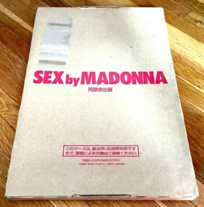 Sex by Madonna Fotobuch 1992 Japan Ausgabe nicht geöffnet und versiegelt - Verkäufer aus den USA. - Bild 1 von 11