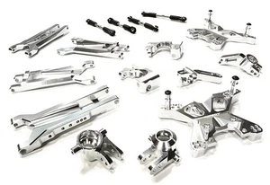 Silver Billet Machined Suspension Upgrade Kit for Traxxas 1/10 Scale Slash 4X4 - Picture 1 of 3