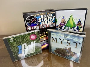 MYST Retro 1993 Windows Vintage PC CD Rom Videospiel Vintage Lot Golf Sims 3 Racing - Bild 1 von 19