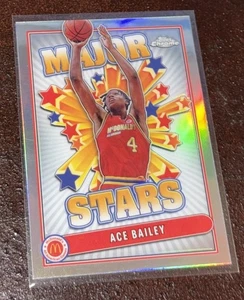 2024 Topps Chrome McDonald's All American Ace Bailey Major Stars Refractor - Picture 1 of 3