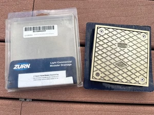 Zurn LC-CS05NI Square 5" x 5" Nickel Bronze Cleanout Head Assembly - Picture 1 of 4