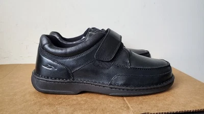 Dr. Scholls Hook & Loop Comfort Black Shoes Mens Size 8.5 3E New - Image 1 of 4