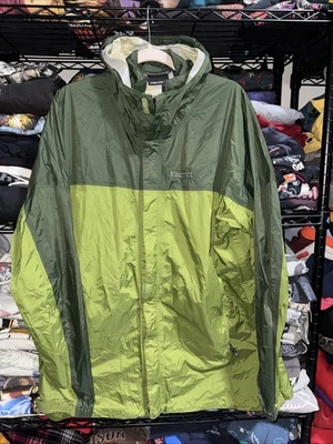Y2K Marmot Forest Green Rain Jacket Size Xxl - Image 1 of 4