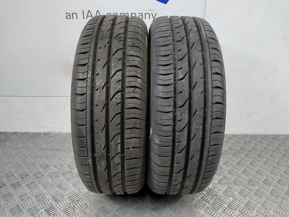 185/60/15 CONTINENTAL CONTIPREMIUM Part Worn Tyres 7mm Of Tread Matching Pair - Image 1 of 4