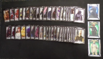 STAR WARS MASTERWORK 2024 TOPPS PARTIAL BASE SET WITH #'D PARALLELS 45 CARD LOT - Image 1 of 4