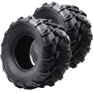 Set of 2 ATV Tires 18X9.5-8 4PR All Terrain UTV Trail Sand Mud Off-Road Tubeless - Picture 1 of 8