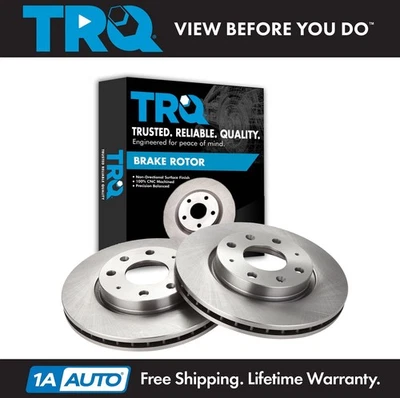 Conjunto de rotores de freio dianteiro TRQ para 2004-2009 Kia Spectra 2005-2009 Spectra5 - Imagem 1 de 4